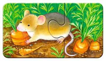 Zvířátka na zahradě 9x2 dílků 2D Puzzle;Dětské puzzle - obrázek 8 - Ravensburger
