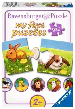 ZWIERZĘTA PUZZLE 9X2 EL. Puzzle;Puzzle dla dzieci - Zdjęcie 1 - Ravensburger