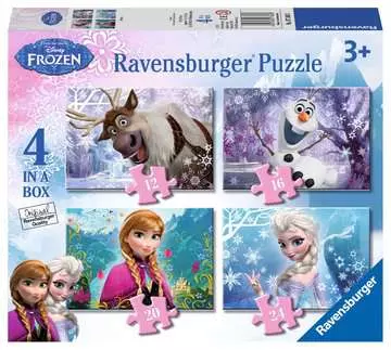 Disney Ledové království 4 v 1 2D Puzzle;Dětské puzzle - obrázek 1 - Ravensburger