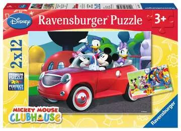 Disney Mickey Minnie a přátelé 2x12 dílků 2D Puzzle;Dětské puzzle - obrázek 1 - Ravensburger