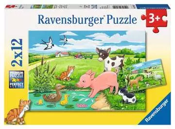 Baby Farm Animals         2x12p Palapelit;Lasten palapelit - Kuva 1 - Ravensburger