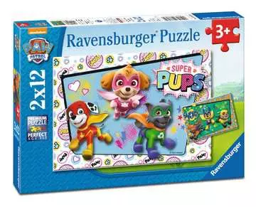 PAW PATROL PUZZLE 2 12 EL. Puzzle;Puzzle dla dzieci - Zdjęcie 1 - Ravensburger