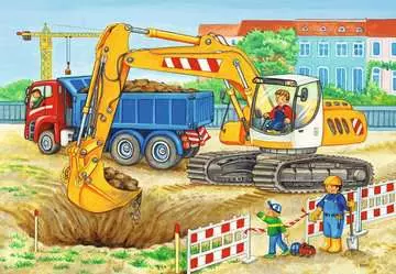 Op de bouwplaats en boerderij Puzzels;Puzzels voor kinderen - image 3 - Ravensburger