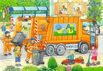 Garbage Dispos.and Street 2x12p Puslespil;Puslespil for børn - Billede 3 - Ravensburger