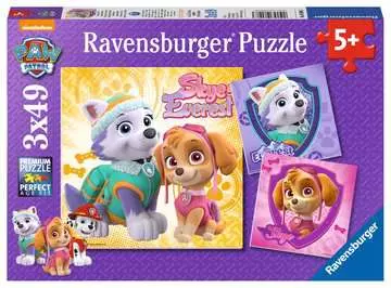 Tlapková Patrola 3x49 dílků 2D Puzzle;Dětské puzzle - obrázek 1 - Ravensburger