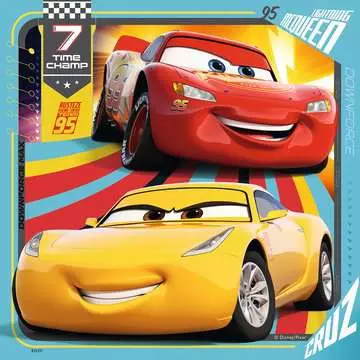 Disney Pixar Cars 3, 3 x 49pc Pussel;Barnpussel - bild 2 - Ravensburger