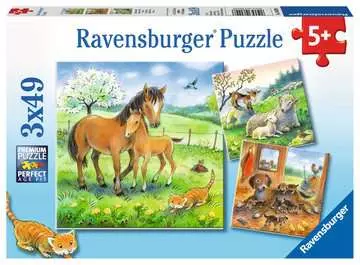 Moment câlin            3x49p Puzzles;Puzzles pour enfants - Image 1 - Ravensburger