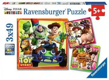 TOY STORY HISTORIA 3X49EL Puzzle;Puzzle dla dzieci - Zdjęcie 1 - Ravensburger