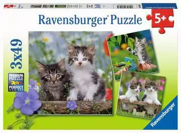 Koťátka 3x49 dílků 2D Puzzle;Dětské puzzle - obrázek 1 - Ravensburger