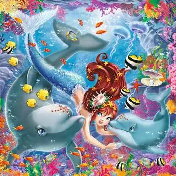 Charming mermaids         3x49p Palapelit;Lasten palapelit - Kuva 3 - Ravensburger