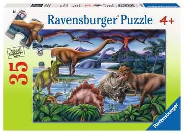 Dinosauří hřiště 35 dílků 2D Puzzle;Dětské puzzle - obrázek 1 - Ravensburger