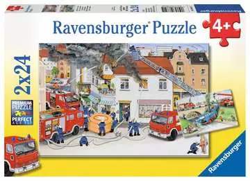 STRAŻ POŻARNA 2X24P Puzzle;Puzzle dla dzieci - Zdjęcie 1 - Ravensburger