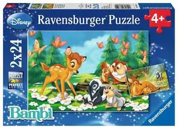 DI MÓJ PRZYJACIEL BAMBI 2X24PC Puzzle;Puzzle dla dzieci - Zdjęcie 1 - Ravensburger