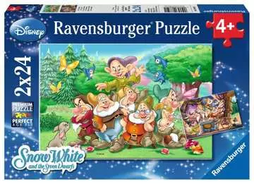 DI: SIEDMIU KRASNOLUDKÓW 2X24P Puzzle;Puzzle dla dzieci - Zdjęcie 1 - Ravensburger