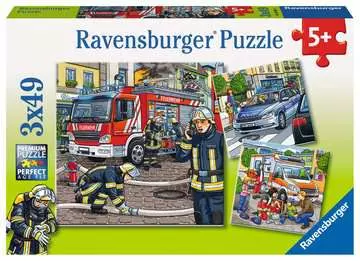SŁUŻBY W POTRZEBIE  3X49P Puzzle;Puzzle dla dzieci - Zdjęcie 1 - Ravensburger