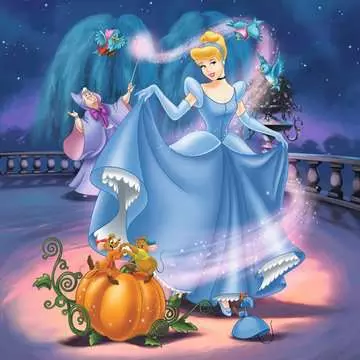 Disney Sněhurka, Popelka a Mořská panna 3x49 dílků 2D Puzzle;Dětské puzzle - obrázek 3 - Ravensburger