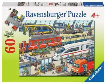 Železniční stanice 60 dílků 2D Puzzle;Dětské puzzle - obrázek 1 - Ravensburger