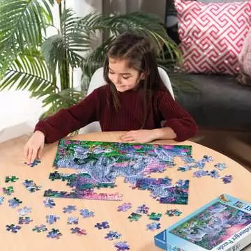 Unicorns in Sunset Glow Palapelit;Lasten palapelit - Kuva 4 - Ravensburger