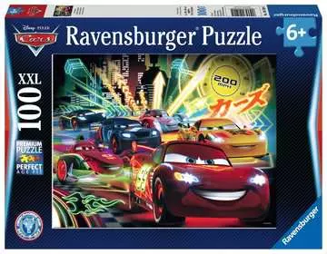 Disney Auta Neonová světla 100 dílků 2D Puzzle;Dětské puzzle - obrázek 1 - Ravensburger