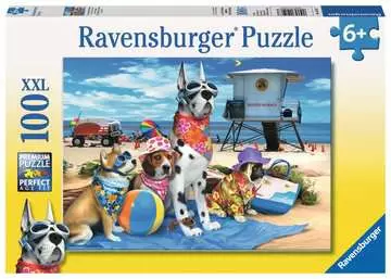 BRAK PSÓW NA PLAŻY 100 EL Puzzle;Puzzle dla dzieci - Zdjęcie 1 - Ravensburger