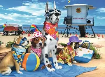 Vstup na pláž psům zakázán 100 dílků 2D Puzzle;Dětské puzzle - obrázek 2 - Ravensburger