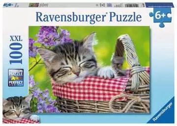 ŚPIĄCE KOCIAKI 100 EL. Puzzle;Puzzle dla dzieci - Zdjęcie 1 - Ravensburger