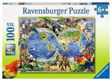 Zvířata naší planety 100 dílků 2D Puzzle;Dětské puzzle - obrázek 1 - Ravensburger