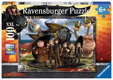 DRAGONS BEZZĘBNI I PRZYJACIELE 100E Puzzle;Puzzle dla dzieci - Zdjęcie 1 - Ravensburger