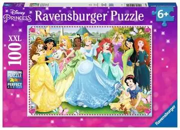 Disney Princezny 100 dílků 2D Puzzle;Dětské puzzle - obrázek 1 - Ravensburger