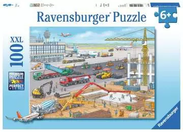Construction de l aéroport100p Puzzles;Puzzles pour enfants - Image 1 - Ravensburger