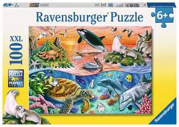 Pestrý oceán 100 dílků 2D Puzzle;Dětské puzzle - obrázek 1 - Ravensburger