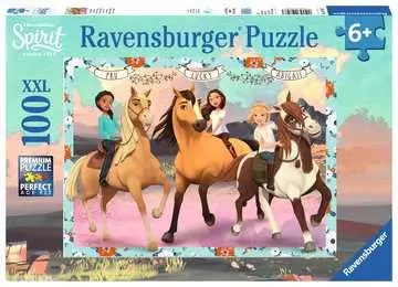 SPIRIT - PRU,LUCKY,ABIGAIL XXL 100EL Puzzle;Puzzle dla dzieci - Zdjęcie 1 - Ravensburger