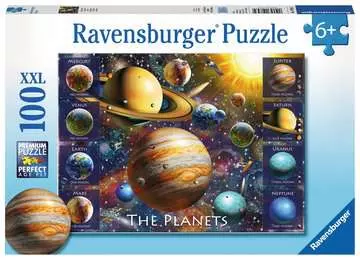 Planety 100 dílků 2D Puzzle;Dětské puzzle - obrázek 1 - Ravensburger