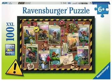 KOLEKCJA DINOZAURÓW 100 EL Puzzle;Puzzle dla dzieci - Zdjęcie 1 - Ravensburger