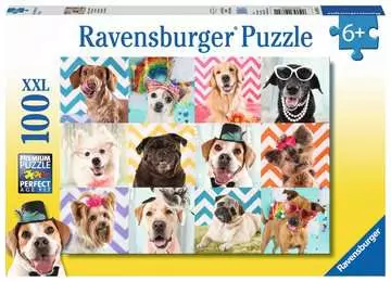 ZABAWNE PSY 100 EL Puzzle;Puzzle dla dzieci - Zdjęcie 1 - Ravensburger