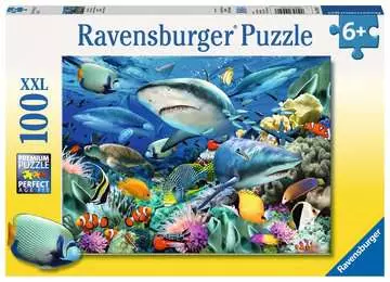 Žraločí útes 100 dílků 2D Puzzle;Dětské puzzle - obrázek 1 - Ravensburger