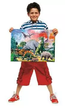 Mezi dinosaury 100 dílků 2D Puzzle;Dětské puzzle - obrázek 3 - Ravensburger
