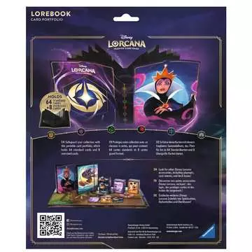 Disney Lorcana - Card Portfolio (Set 1-4)  - The Evil Queen Disney Lorcana;Accessories - bilde 2 - Ravensburger