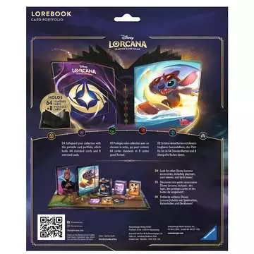 Disney Lorcana - Card Portfolio (Set 1-4) - Stitch Disney Lorcana;Accessories - Kuva 2 - Ravensburger
