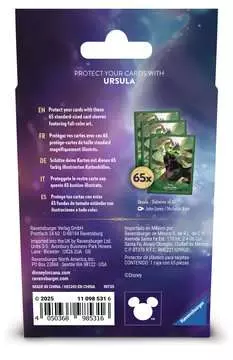 Disney Lorcana Card Sleeve Pack Ursula - Set 7 Disney Lorcana;Accessories - Billede 2 - Ravensburger