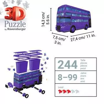 Harry Potter Rytířský autobus 216 dílků 3D Puzzle;3D Puzzle Vozidla - obrázek 8 - Ravensburger