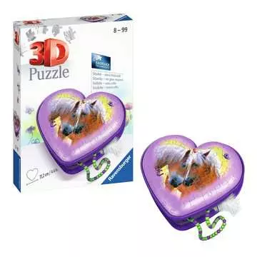 Srdce koně 54 dílků 3D Puzzle;3D Puzzle Organizéry - obrázek 3 - Ravensburger