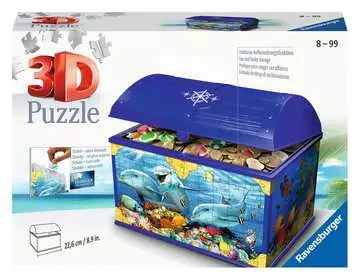Úložná krabice s víkem Podvodní svět 216 dílků 3D Puzzle;3D Puzzle Organizéry - obrázek 1 - Ravensburger