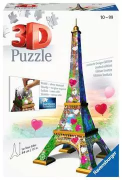 Eiffelova věž Love edice 216 dílků 3D Puzzle;3D Puzzle Budovy - obrázek 1 - Ravensburger
