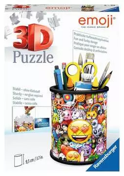 Pot à crayon Emoji 54p Puzzles 3D;Monuments puzzle 3D - Image 1 - Ravensburger