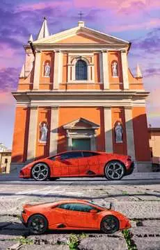 Lamborghini Huracán EVO arancione 3D Puzzle;Veicoli - immagine 29 - Ravensburger