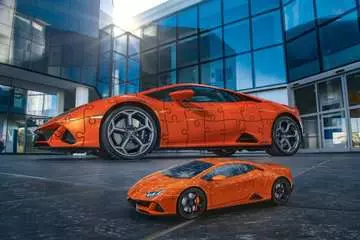 Lamborghini Huracán EVO arancione 3D Puzzle;Veicoli - immagine 10 - Ravensburger