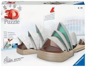 Budova Opery v Sydney 216 dílků 3D Puzzle;3D Puzzle Budovy - obrázek 1 - Ravensburger
