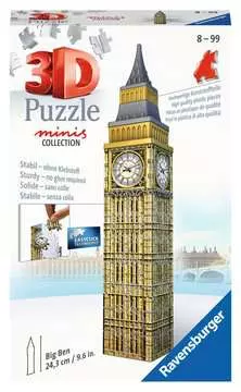 Pz 3D Mini Big Ben Puzzles 3D;Monuments puzzle 3D - Image 1 - Ravensburger