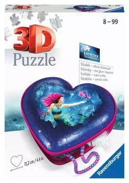 Srdce Mořské víly 54 dílků 3D Puzzle;3D Puzzle Organizéry - obrázek 1 - Ravensburger